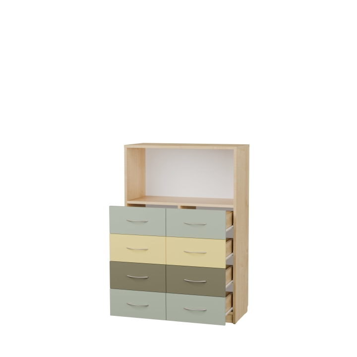 Regał szkolny z szufladami JTC07 | Certyfikowane meble szkolne i przedszkolne