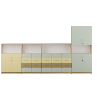 Zestaw regałów szkolnych JT Color 3