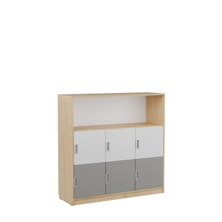 Regał szkolny KSP02 - Kolorowe skrytki PLUS