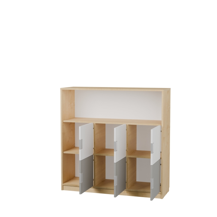 Regał szkolny KSP02 - Kolorowe skrytki PLUS