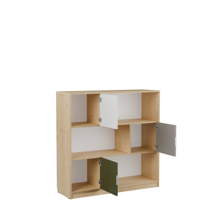 Regał szkolny KSP06 - Kolorowe skrytki PLUS | Darmowa dostawa dla szkół i placówek oświatowych