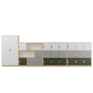 Zestaw regałów KOLOROWE SKRYTKI PLUS KSP1