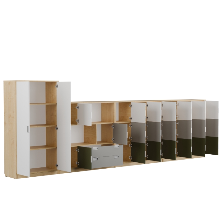 Zestaw regałów KOLOROWE SKRYTKI PLUS KSP1