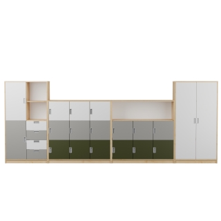 Zestaw regałów KOLOROWE SKRYTKI PLUS KSP3