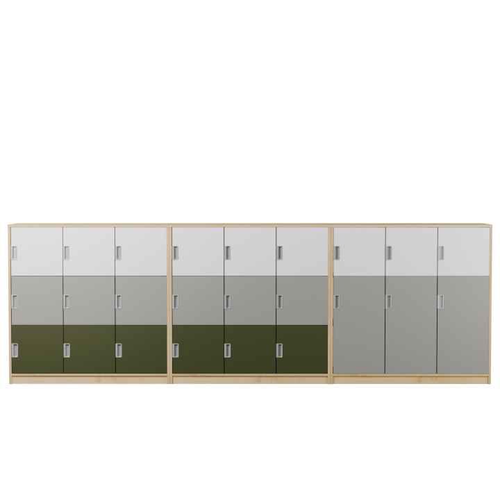 Zestaw regałów KOLOROWE SKRYTKI PLUS KSP5 | Darmowa dostawa dla szkół