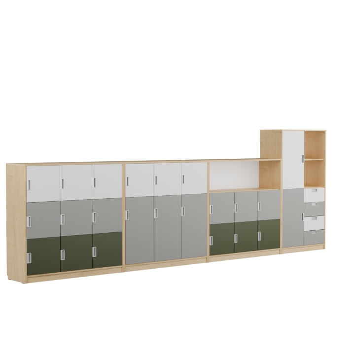 Zestaw regałów KOLOROWE SKRYTKI PLUS KSP6