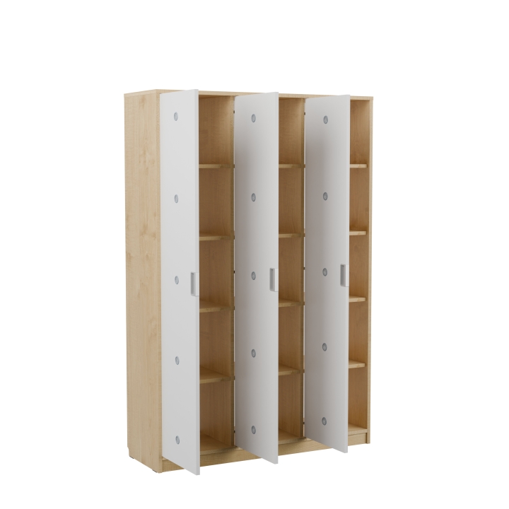 Regał na pościel Kolorowe skrytki PLUS KSP30 | Wyposażenie żłobków i przedszkoli