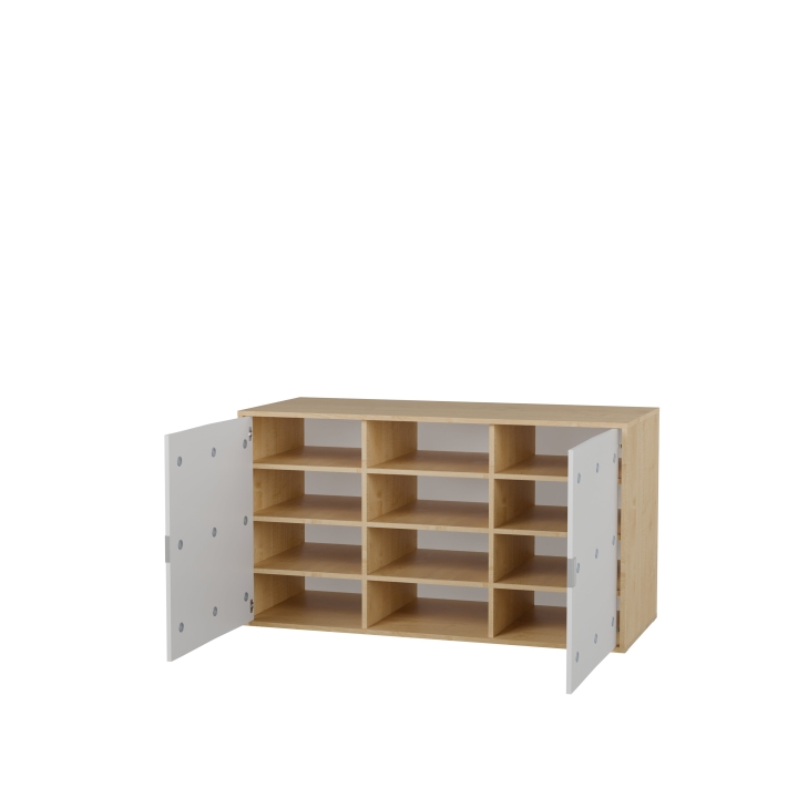 Regał na pościel Kolorowe skrytki PLUS KSP32 | Wyposażenie żłobków i przedszkoli