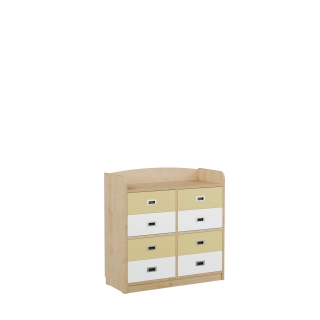 Regał szkolny Kubuś AN09 | Meble do żłobka, przedszkola, szkoły