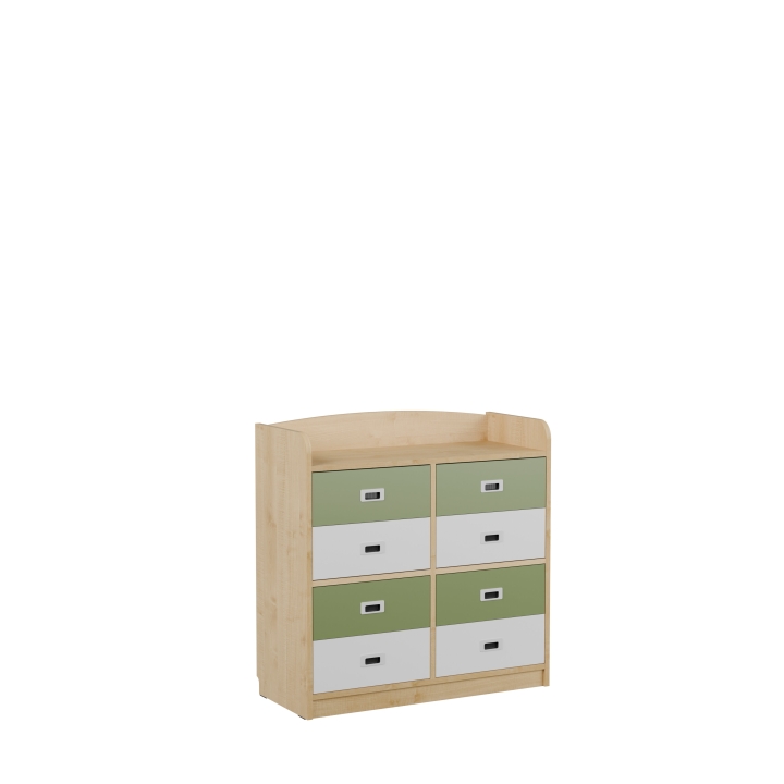 Regał szkolny Kubuś AN09 | Meble do żłobka, przedszkola, szkoły