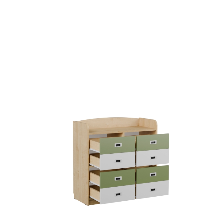 Regał szkolny Kubuś AN09 | Meble do żłobka, przedszkola, szkoły