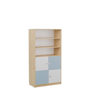 Regał szkolny Domino DN05 | Certyfikowane meble szkolne i przedszkolne