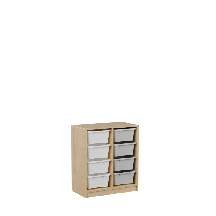 Regał Domino DN14B z pojemnikami | Wyposażenie szkół i przedszkoli