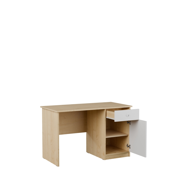 Biurko Domino 120x60, funkcjonalne i wygodne biurko szkolne