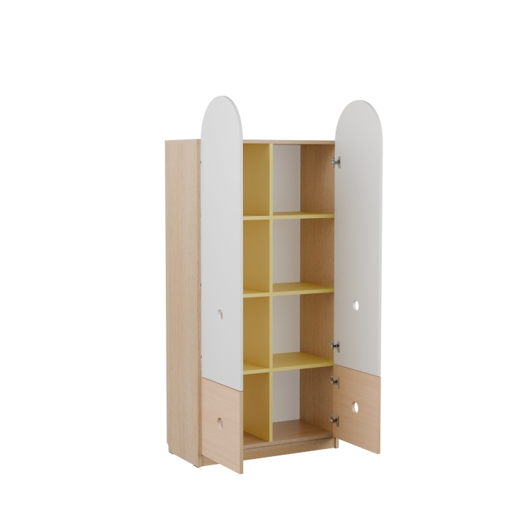 Regał przedszkolny OK10, wyposażenie szkół i przedszkoli, certyfikat jakości