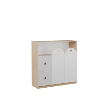 Regał przedszkolny OK06, wyposażenie szkół i przedszkoli, certyfikat jakości