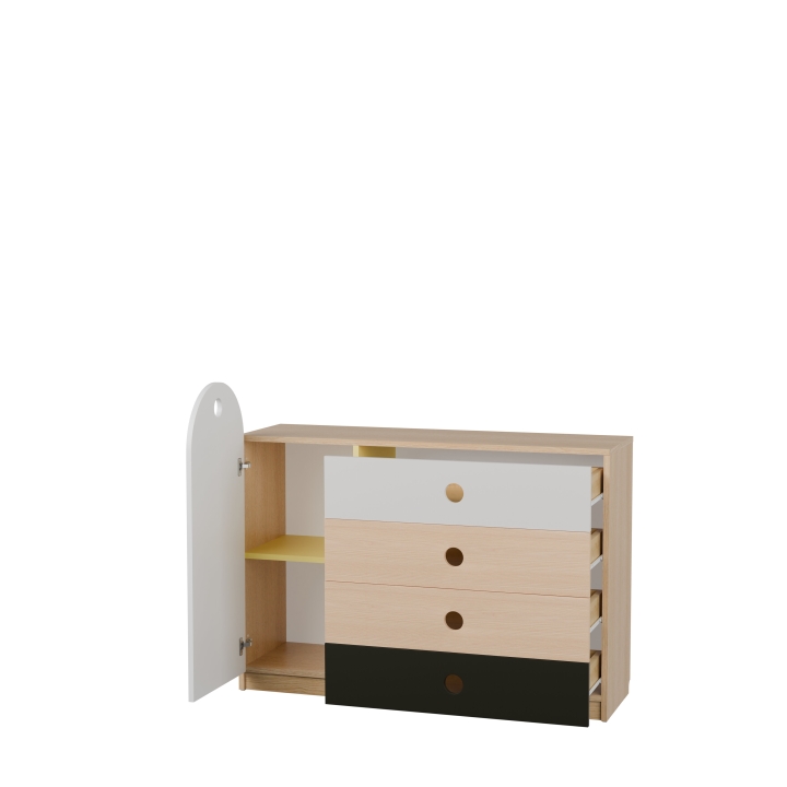 Regał przedszkolny OK07, wyposażenie szkół i przedszkoli, certyfikat jakości