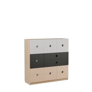 Regał przedszkolny OK08, wyposażenie szkół i przedszkoli, certyfikat jakości