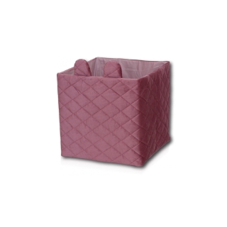 Velvetowy pojemnik BOX-DK na zabawki | Darmowa dostawa dla szkół i placówek publicznych