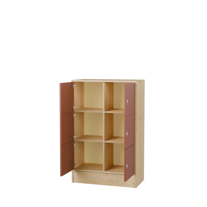 Regał Domki DK07 | Meble do żłobków, przedszkoli, klubików dziecięcych