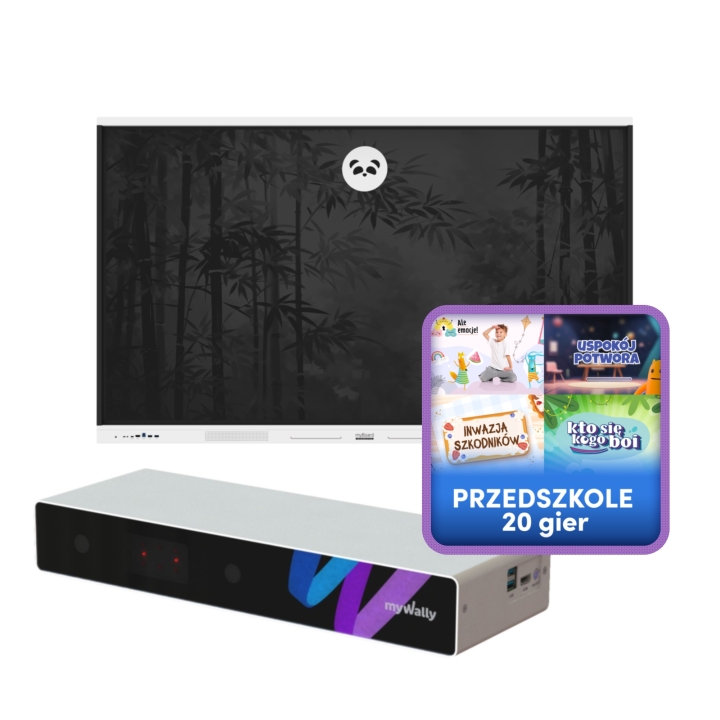 Zestaw myWally Przedszkole + monitor interaktywny Panda 65"