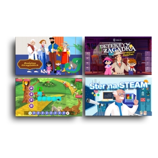 Zestaw 4 pakietów oprogramowania do Roomie i FlySky | Cyfrowy Uczeń