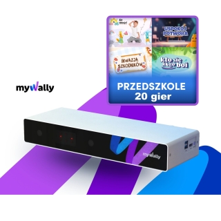 Konsola edukacyjna myWally + pakiet gier Przedszkole