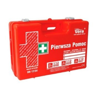 Apteczka pierwszej pomocy TOP 15 PLUS w walizce z tworzywa