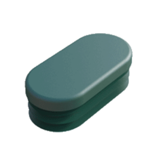 Zaślepka owalna 50x30