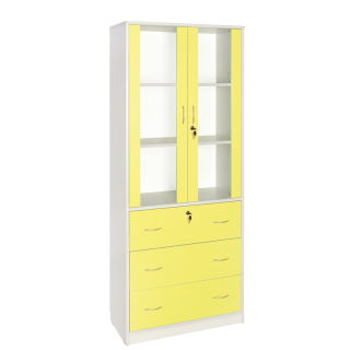 Regał szkolny LAB-R28, witryna laboratoryjna