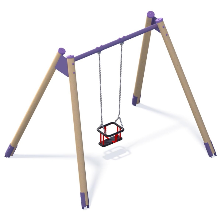 Huśtawka wahadłowa pojedyncza 2M gold