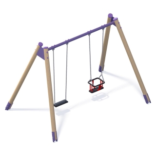 Huśtawka wahadłowa podwójna 2.5M gold