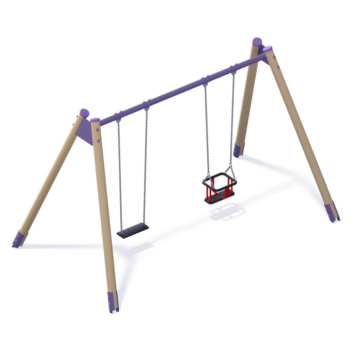 Huśtawka wahadłowa podwójna 3M gold