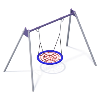 Huśtawka wahadłowa metalowa gniazdo gold