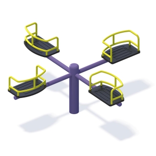 Karuzela krzyżowa czteroramienna