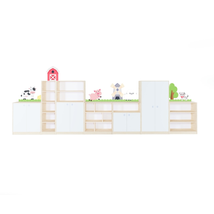 Zestaw regałów przedszkolnych Farma Max