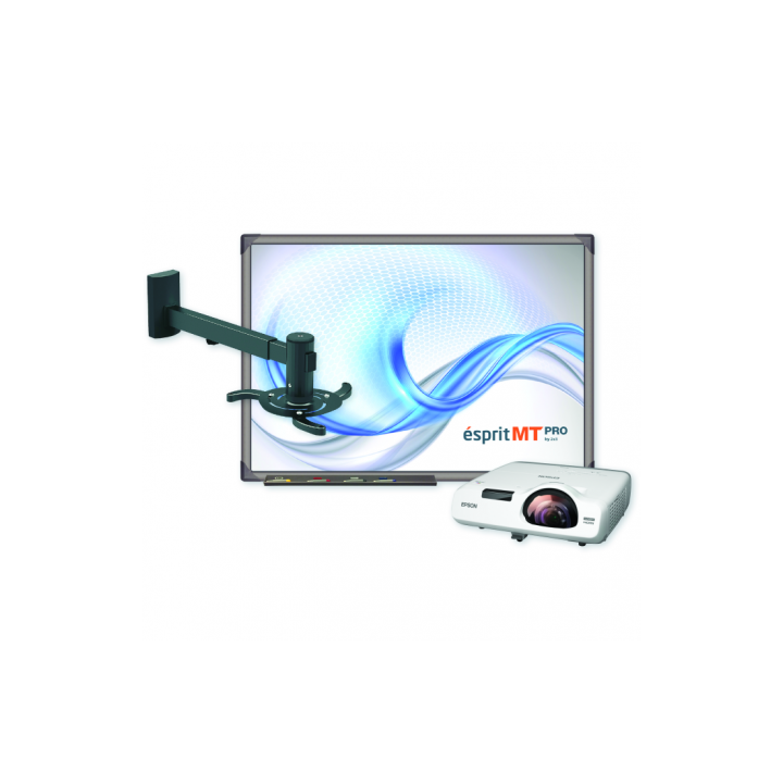 Zestaw interaktywny Esprit MT PRO Wall (tablica interaktywna 80"+projektor+uchwyt)