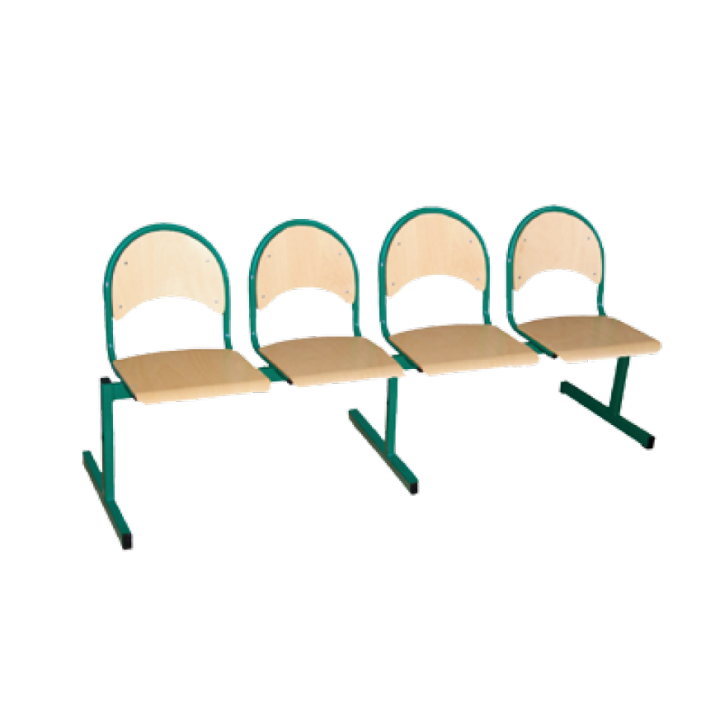 Ławka do poczekalni Paweł | Darmowa dostawa dla szkół i placówek publicznych