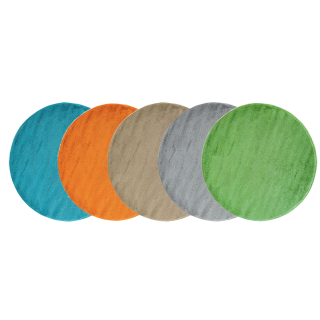 Dywan jednokolorowy okrągły Certyfikat "BEZPIECZNY DLA DZIECKA"