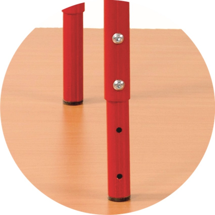 Stół szkolny przedszkolny regulowany Oskar Bis-R 2-os | Certyfikowane Meble Szkolne