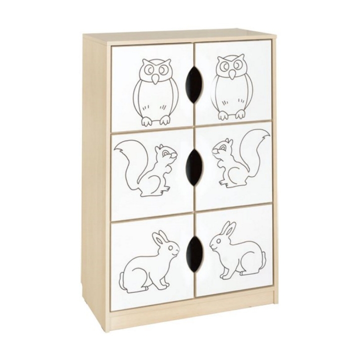 Regał przedszkolny Sawanna SW04 | Producent mebli do szkół i przedszkoli