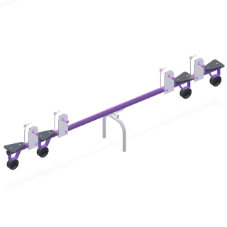 Huśtawka wagowa ważka poczwórna króliczki