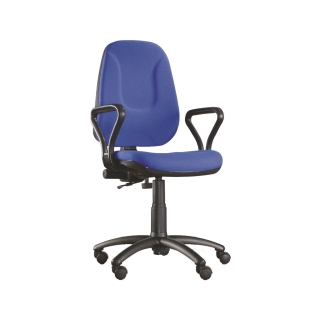 Fotel obrotowy Mistral Int, miękkie tapicerowane siedzisko i oparcie