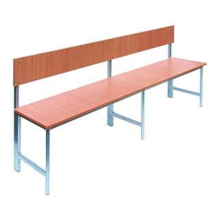 Ławka korytarzowa Adam z oparciem | JTMebel Producent mebli szkolnych