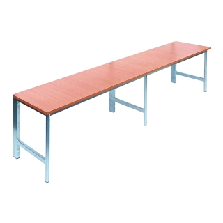 Solidna ławka Adam - płyta laminowana, doskonała jakość, metalowy stelaż