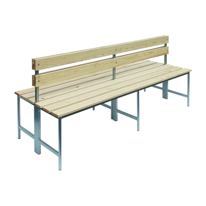 Ławka Adam z oparciem podwójna | JTMebel Producent mebli szkolnych