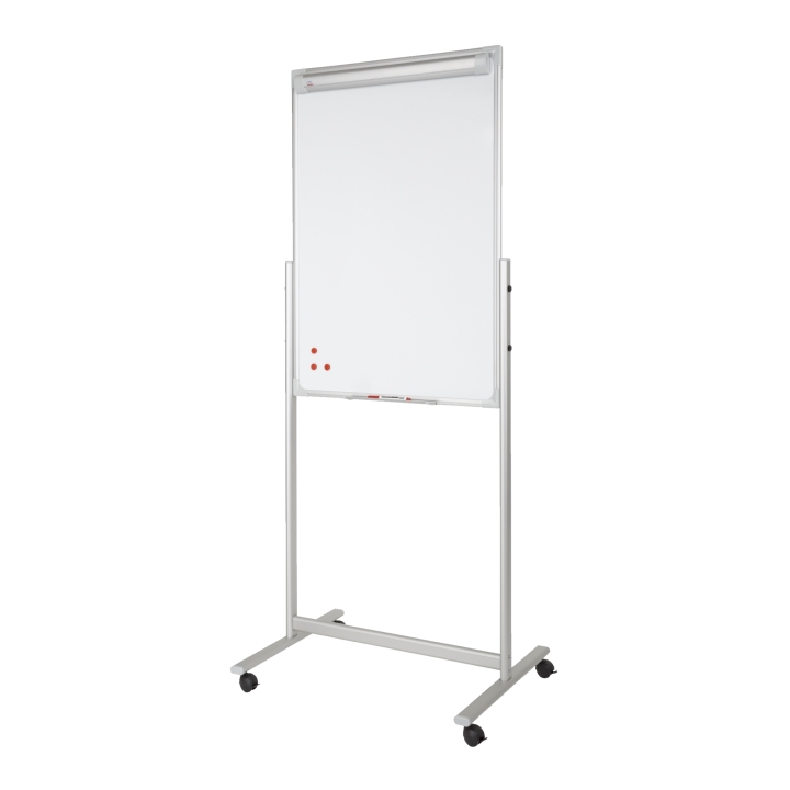 Flipchart DUO, docisk na papier, mobilna podstawa 70x700cm