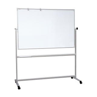 Tablica obrotowa ceramiczna biała, tablica na kółkach