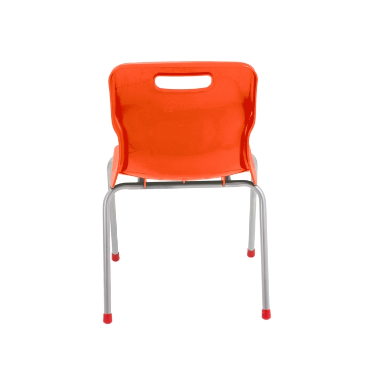 Krzesło Titan klasyczne 4-nogi, solidne polipropylenowe siedzisko