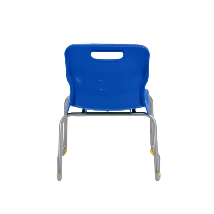 Krzesło na płozach Titan, siedzisko polipropylenowe, stalowa rama